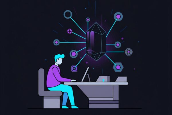 Neon Vector illustration for The Ultimate Claude Code Setup: Integrating Graphify and Obsidian for Infinite Context