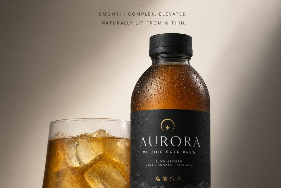 Universal Commercial Poster - Aurora Oolong Cold Brew