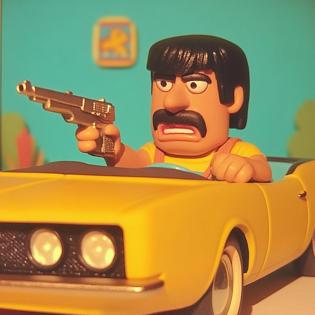 Claymation Toy Sref Style - Vintage Stop-Motion Prompts - Midjourney SREF Style Example