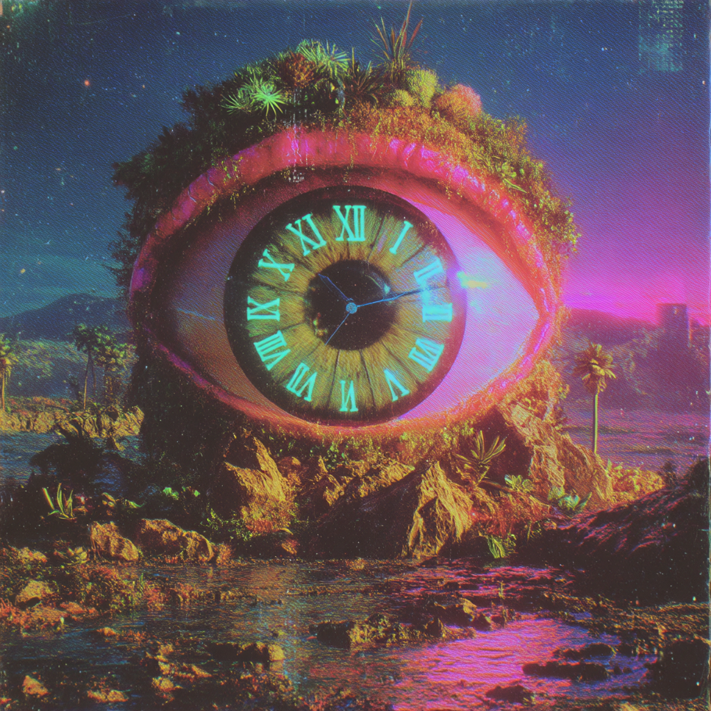 Cyberpunk Sref Style Prompt - Neon Surreal Art - Midjourney SREF Style Example
