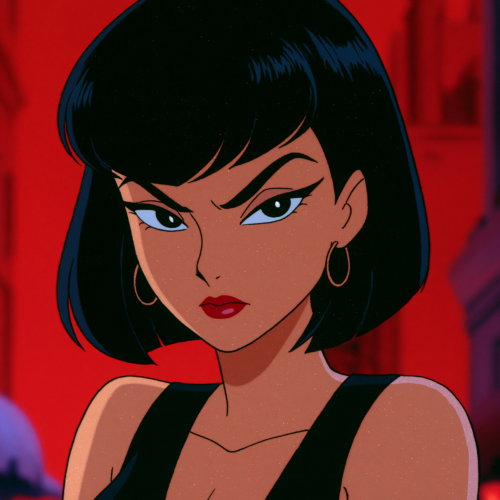 Prompt: Midjourney Prompt And Sref For Retro Cel Style