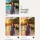 Book page: /sunrise and /goldenhour before and after